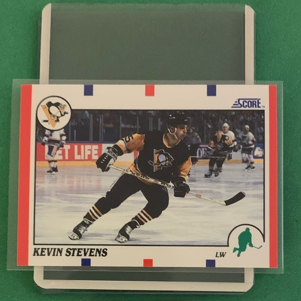 Kevin Stevens #53 1990 Score Ice Hockey Trading Card